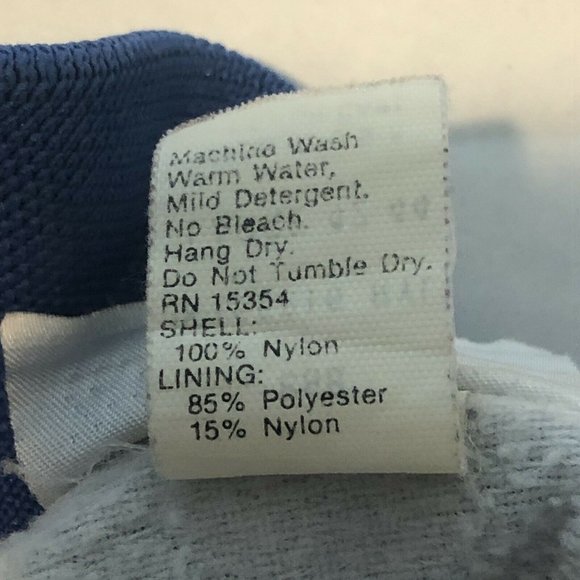 Vintage Hartwell Jacket Blue Satin Jacket Large - Picture 7 of 12